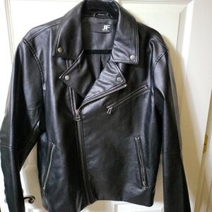 JF J.Ferrar Black Biker Jacket